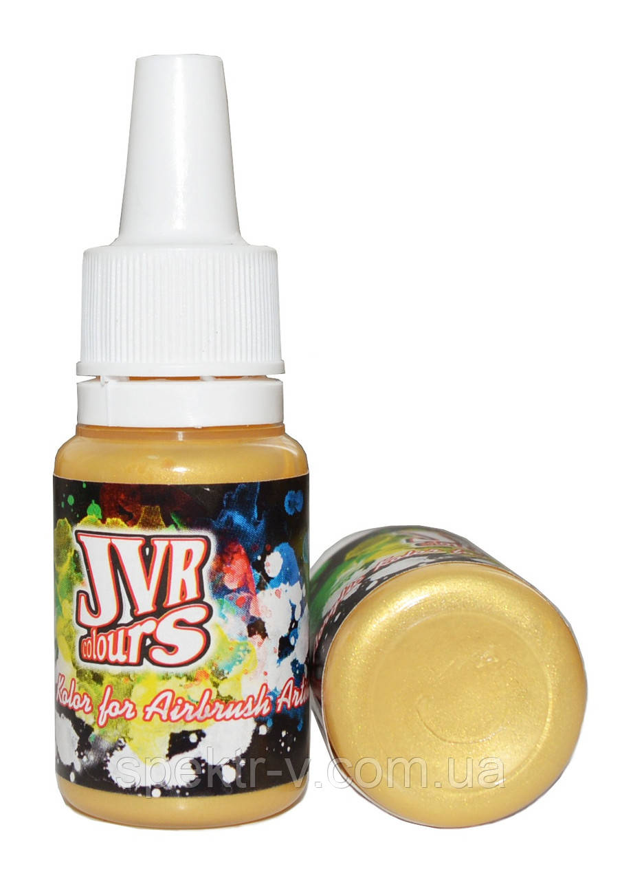 Фарба для аерографа JVR Revolution Kolor, Metal Perl gold #302,10 ml