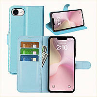 Чохол-книжка Litchie Wallet для Apple iPhone 16e Light Blue, 376C3306MP