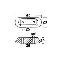 41106-ZV4-650/ 41106-935-812 Анод Honda, фото 4