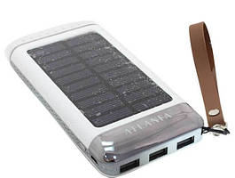 Портативний зарядний пристрій Power Bank Atlanfa AT-2029 Elite на 3 USB + сонячна батарея