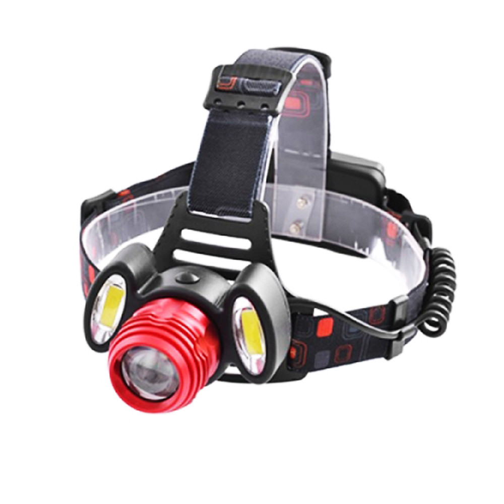 Налобний ліхтарик Greelight C862 T6+2COB Red