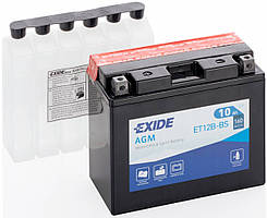 Акумулятор сухозаряженный EXIDE ET12B-BS = YT12B-BS