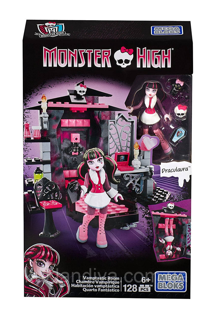 Конструктор Mega Bloks Monster High кімната Дракулаури - фото 4 - id-p525132787