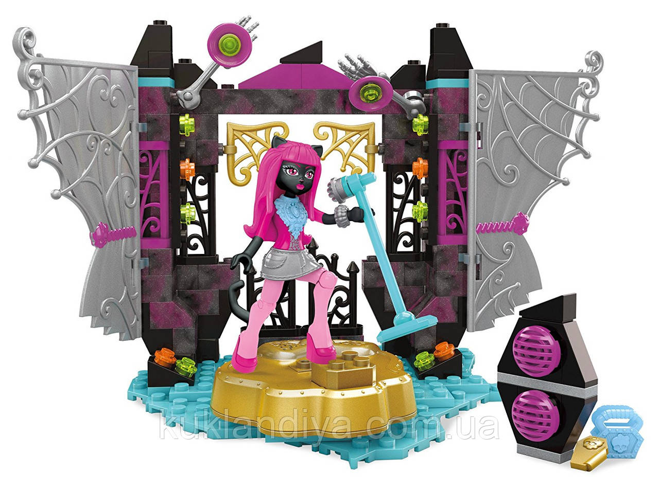 Конструктор Mega Bloks Monster High сцена Кэтти Нуар - фото 2 - id-p515932115