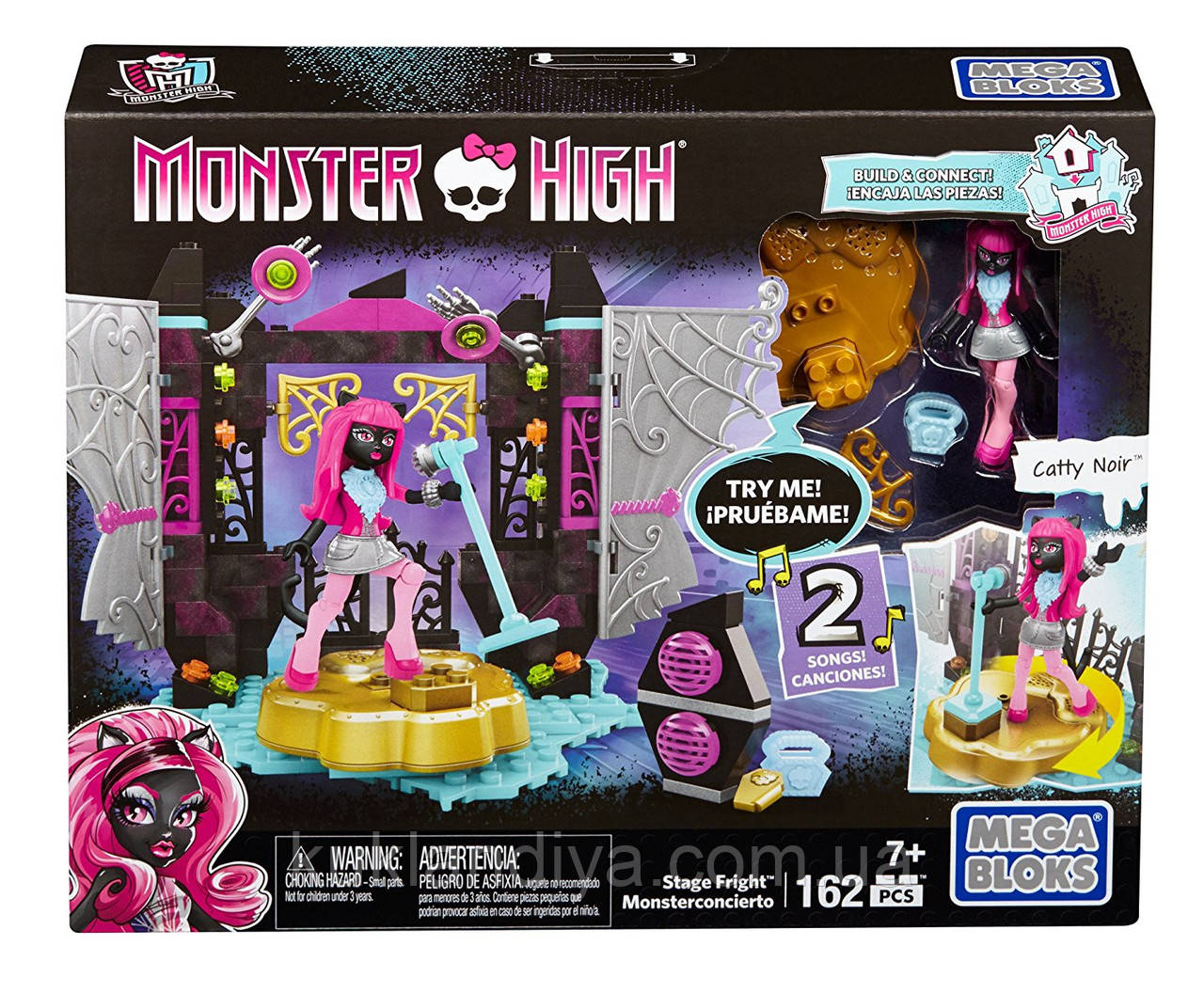 Конструктор Mega Bloks Monster High сцена Кэтти Нуар - фото 1 - id-p515932115