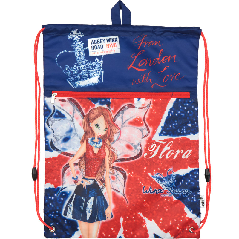 W17-601M-1 Сумка для обуви с карманом 601 Winx fairy couture-1