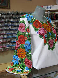 Заготовка жіночої вишиванки БЖ 05 Буковинська , домотканне полотно
