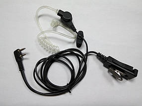 Гарнітура 2-дротова A025 S3 прихованого носіння для радіостанцій Icom/Midland/Alan