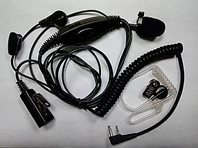 Гарнітура 3-дротова A035 S3 прихованого носіння для радіостанцій Icom/Midland/Alan