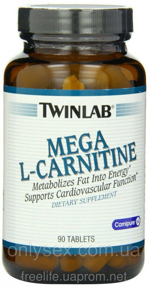 Жироспалювачі, L-карнітин, Mega L-Carnitine 500mg (90 таблеток) 