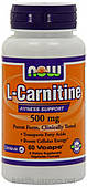 Жироспалювачі, L-карнітин,L-Carnitine Fitness Support 500mg (60 капсул) 