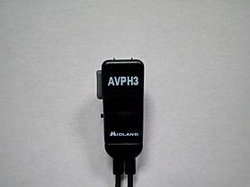 Гарнітура 2-дротова AVP-H3 прихованого носіння для радіостанцій Icom/Midland/Alan, фото 5