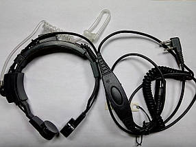 Гарнітура прихованого носіння LAR S3 з ларингофоном для радіостанцій Icom/Midland/Alan