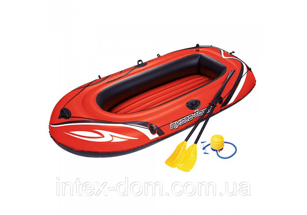 BESTWAY 61062, НАДУВНИЙ ЧОВЕН HYDRO-FORCE RAFT SET, фото 1