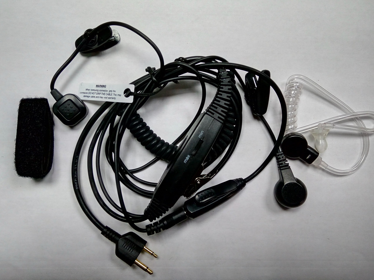 Гарнітура 3-дротова MD-75 прихованого носіння для радіостанцій Icom/Midland/Alan