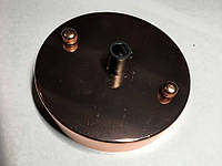 Потолочное основание для подвеса из металла цвета розовое золото (AMP основание круг 100 мм rose gold )