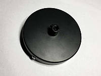 Черное потолочное основание круг для подвеса из металла ( Основание круг 100 мм. металл black)
