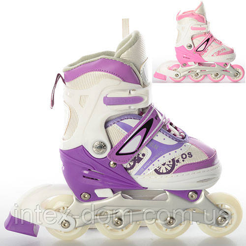 Купить Раздвижные ролики Profi (A10077-M) с PVC-колесами (Голубой ...