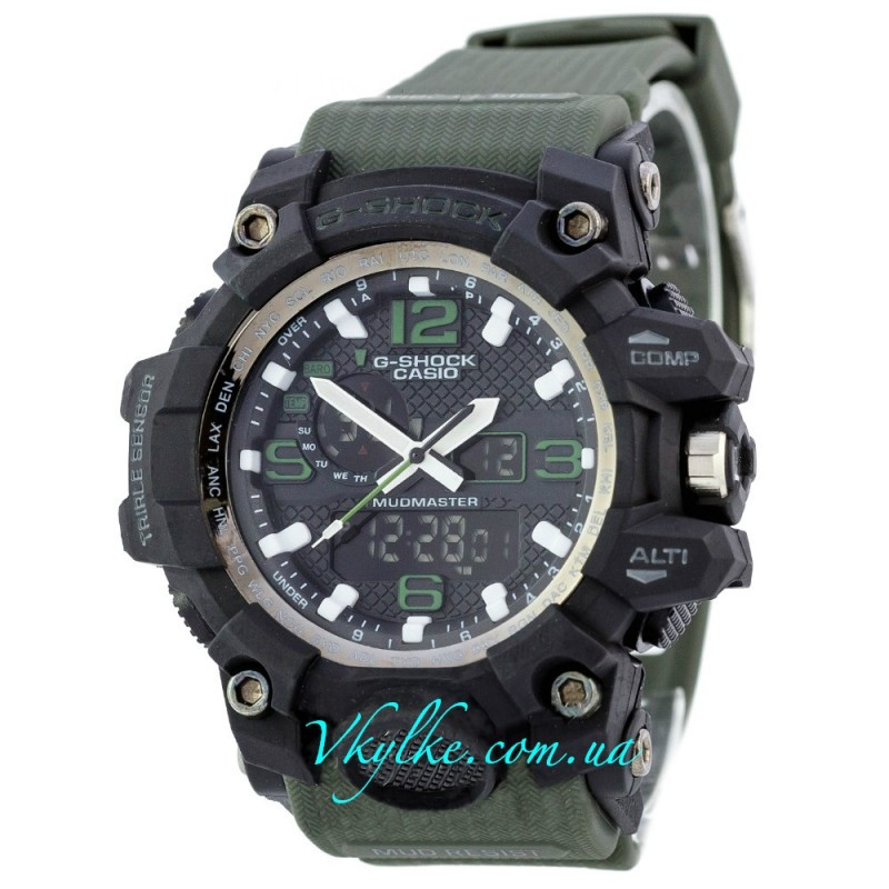 Спортивний годинник Casio G-Shock GWG-1000 зелений