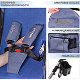 Дитяча коляска-трансформер Bambi Синя (535-Q3-BLUE), фото 4