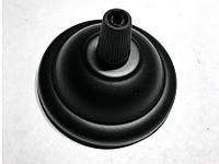 Потолочное основание для подвеса из металла цвет черный (AMP основание круг 65мм black )