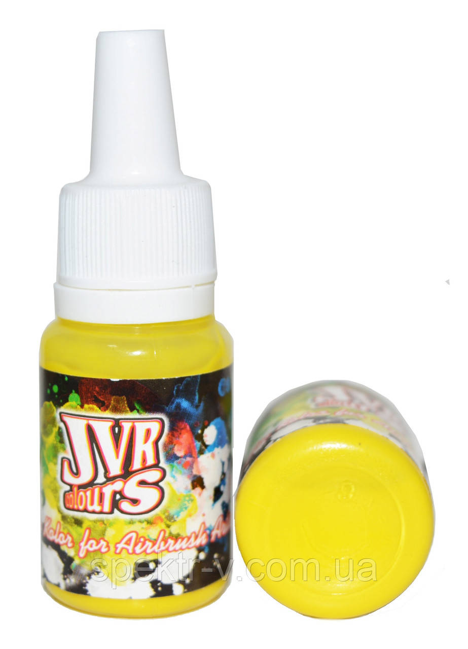 Фарба для аерографа JVR Revolution Kolor, yellow light #102,10 мл