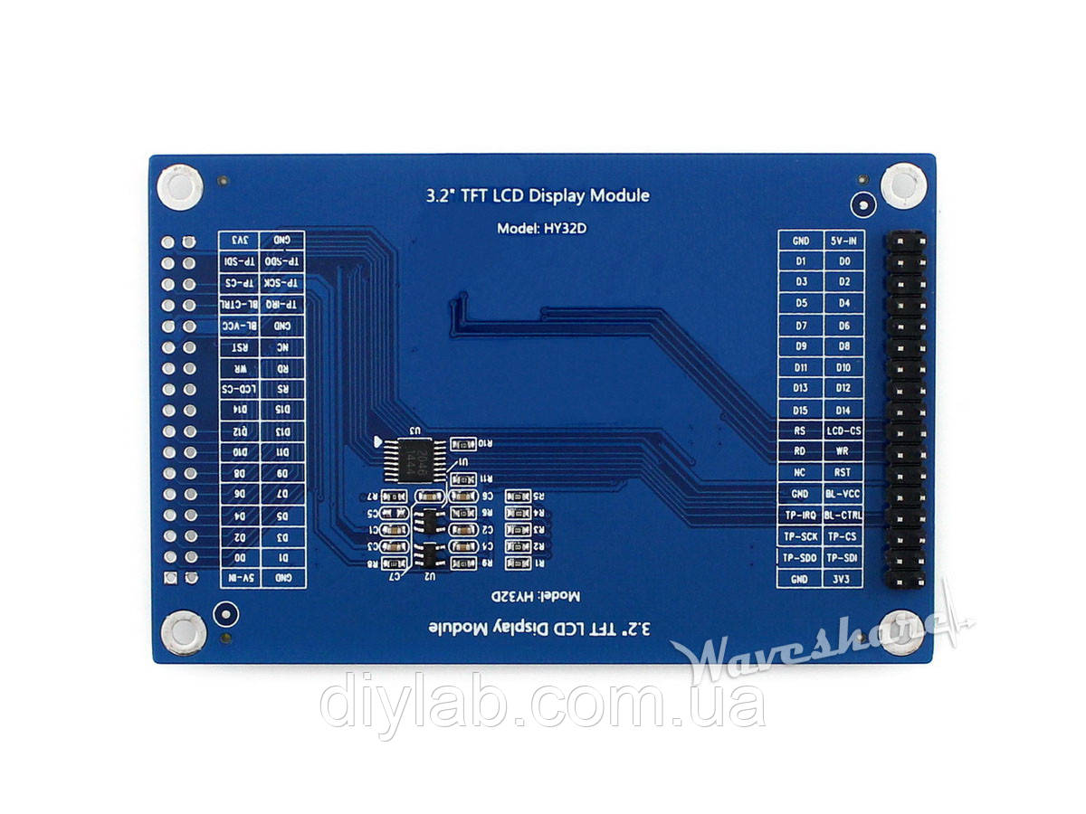 TFT LCD 3.2 ILI9325 320x240 16bit Touch panel Arduino, STM32 - фото 3 - id-p505298025