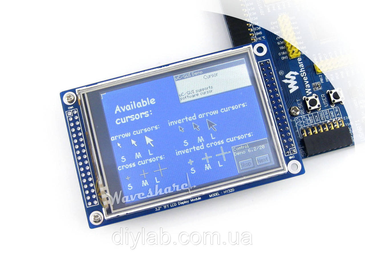 TFT LCD 3.2 ILI9325 320x240 16bit Touch panel Arduino, STM32 - фото 4 - id-p505298025