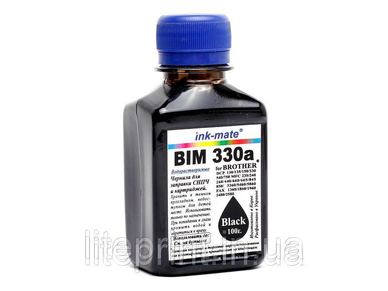Чорнило для принтера Brother — Ink-Mate — BIM330, Black, 100 г