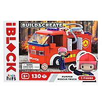 Конструктор IBLOCK Junior Kids hits Build & create Pumper rescue truck (KH43/001/3)