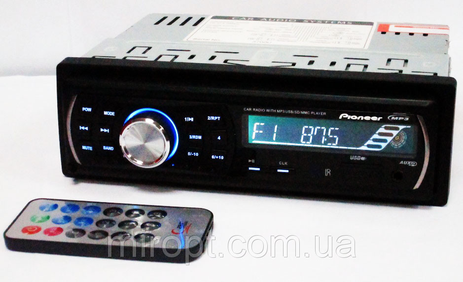 Автомагнітола 3700U Usb+Sd+Fm+Aux+ пульт