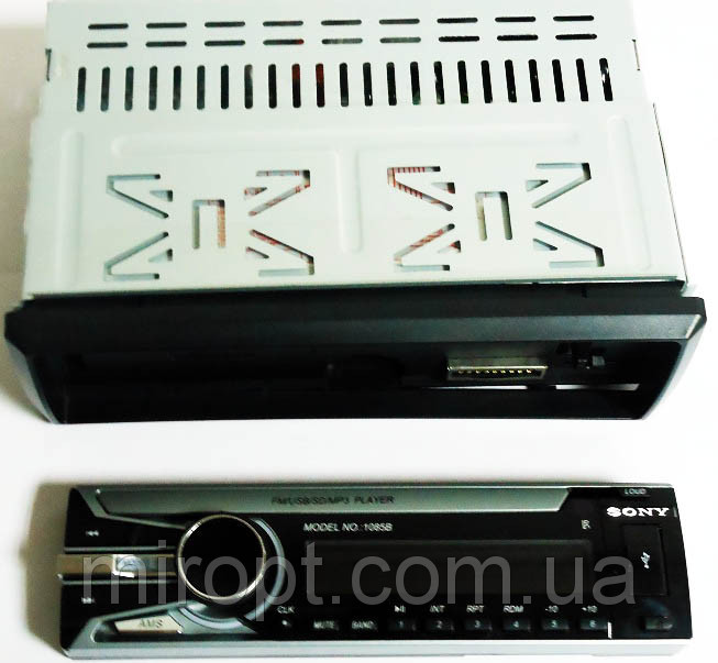 Автомагнітола 1085 USB+SD+FM+AUX+пульт (4x50W)