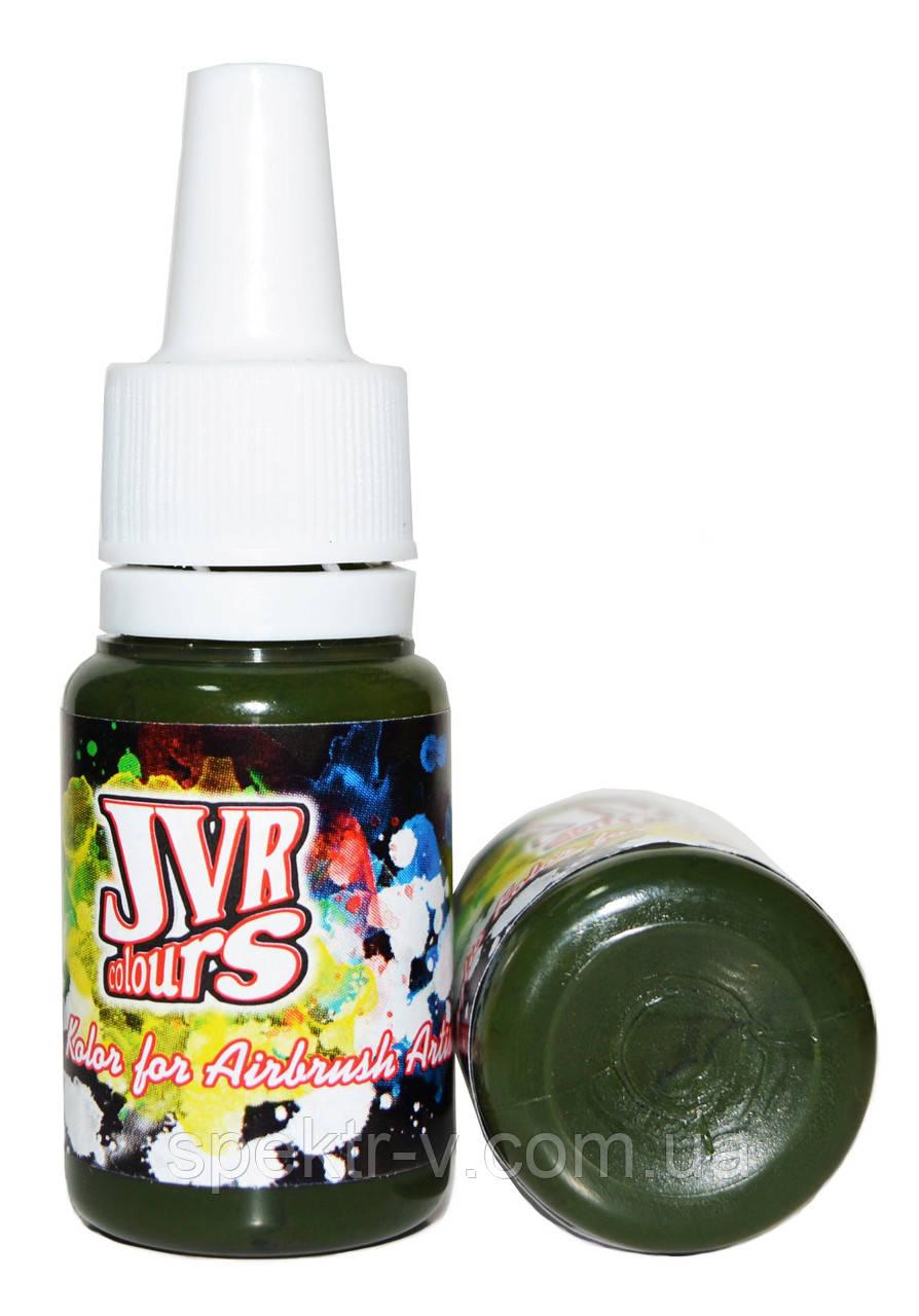 Краска JVR Revolution Kolor, opaque sap green #123,10ml, фото 1