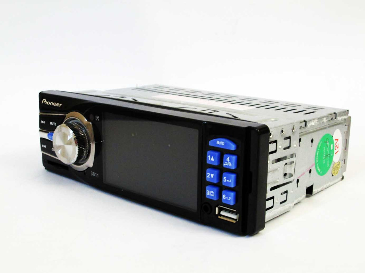 Автомагнітола 3611 Blue — 3,6" TFT Video екран — Divx/mp4/mp3 USB+SD