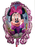 Фольгована повітряна кулька дзеркало Мінні Маус 70х59 см (Китай) в упаковці