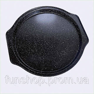 Форма для піци Kamille чорна 35 см антипригарна, P833C2549