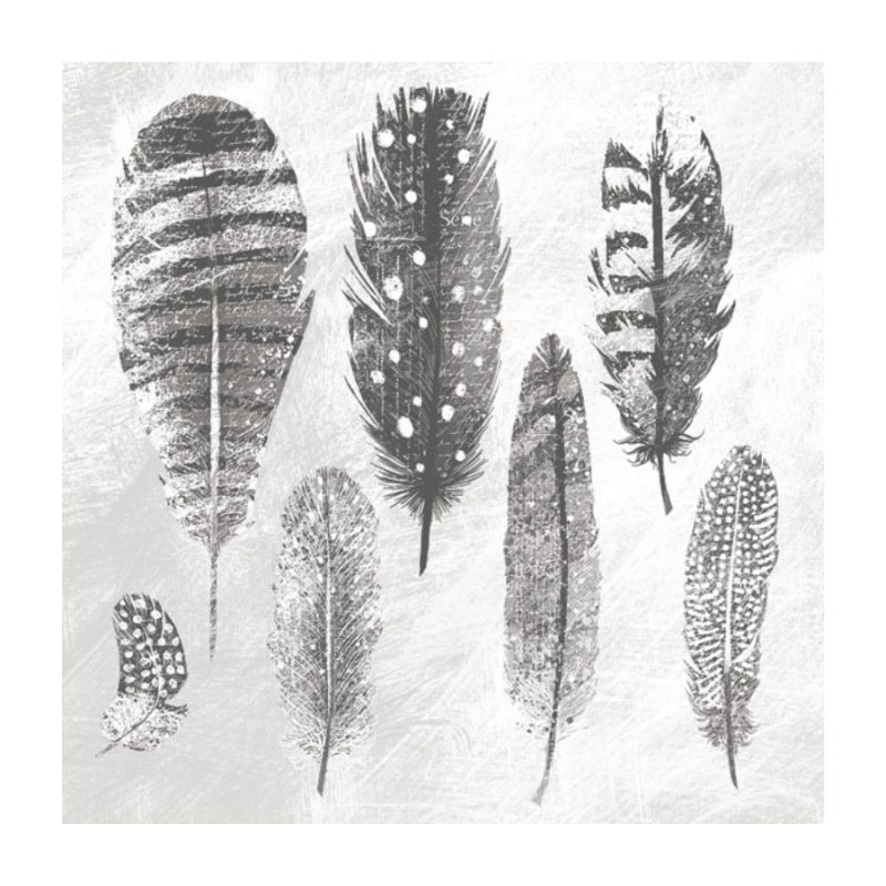 Декупажних серветка "Вантажні пір 'я", 33 * 33 см, 18 г / м2, Ambiente, 13308402, фото 1