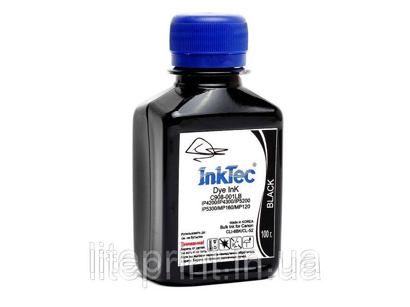 Чорнило для принтера Canon — InkTec — C908, Black, 100 г