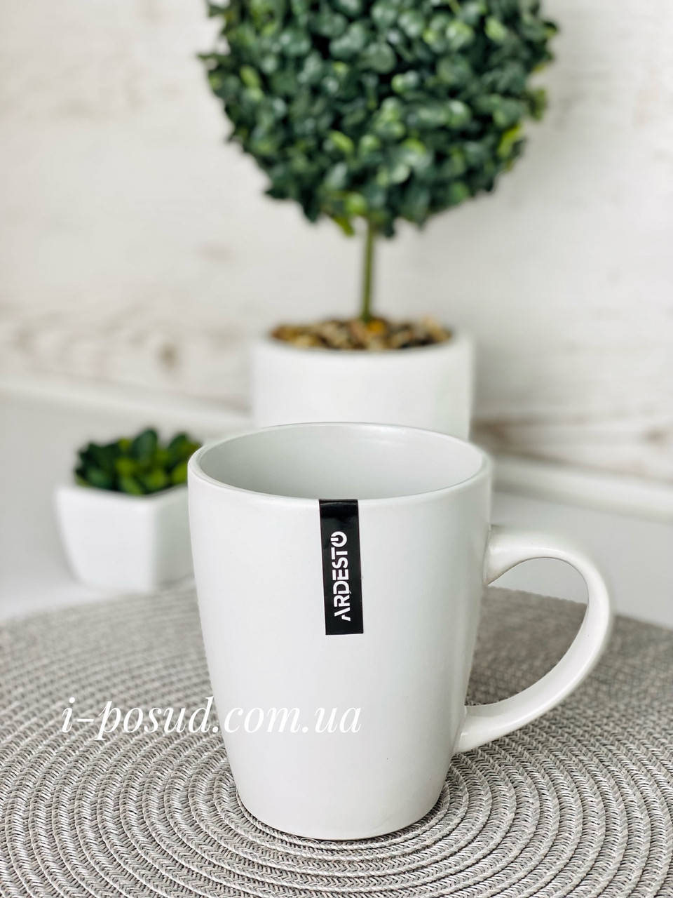 

Чашка 360 мл Ardesto Lucca White AR2936WM, Белый