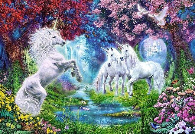 

Пазл Castorland - Свидание единорогов (Unicorn rendezvous)