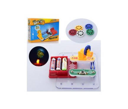 

Конструктор 310 электронный, проектор, свет, слайды, на бат-ке, в кор-ке, 19-14-5см(Кон 310)