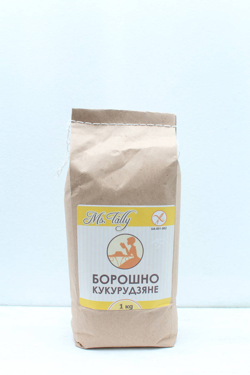 

Мука кукурузная без глютена Ms. Tally, 1кг