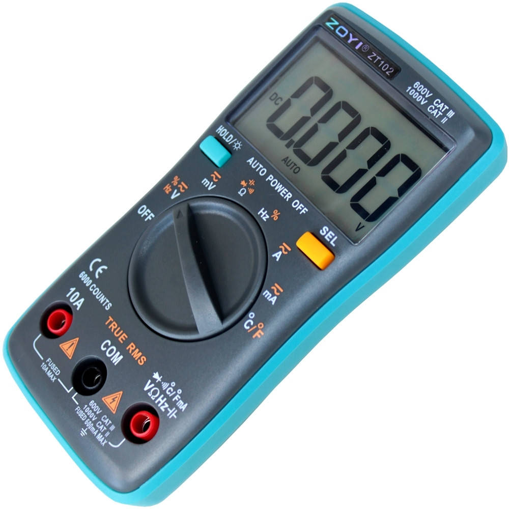 

Цифровой мультиметр ZOYI ZT-102 (+ термопара)