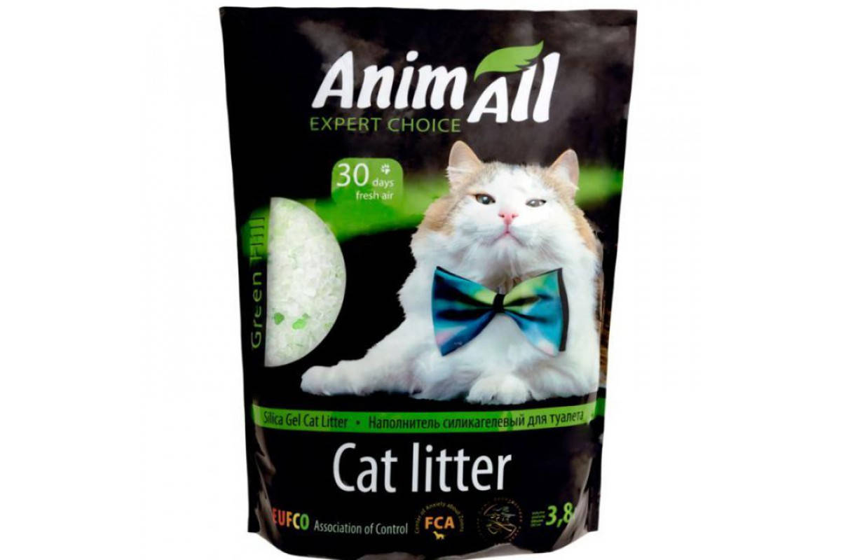 

AnimAll Expert Choice - силикагелевый наполнитель для кошек (зеленые гранулы) - 3,8 л