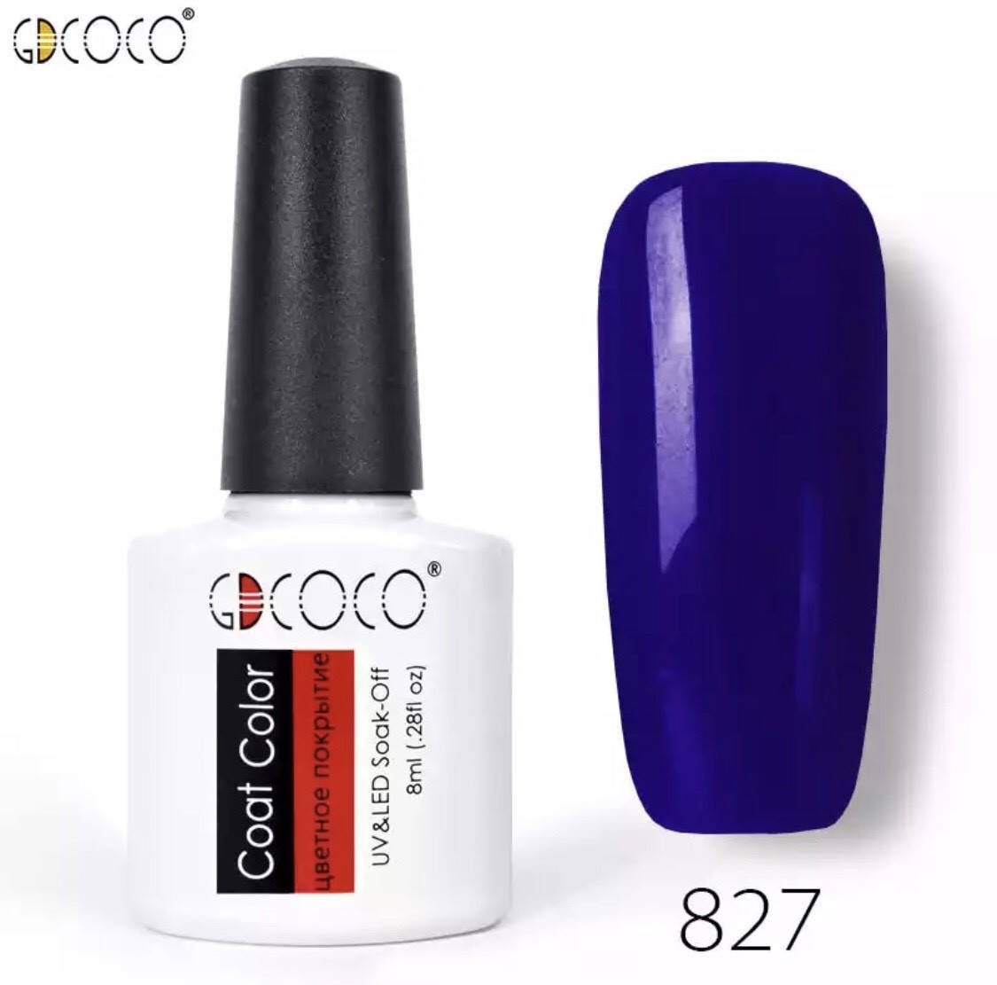 

Гель-лак GDCOCO 8 мл, №827 (темно-синий)