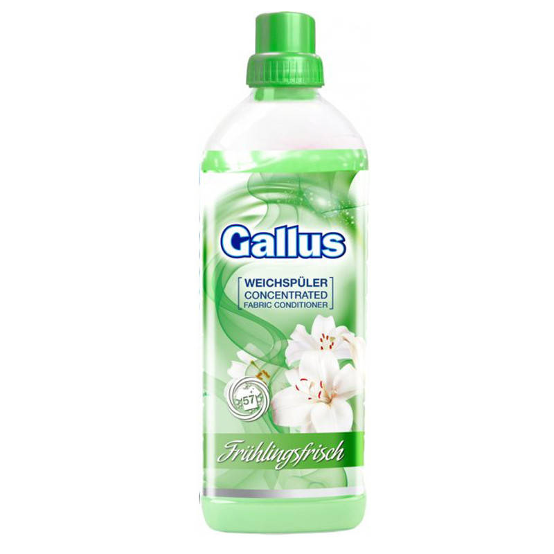 

Ополаскиватель для тканей Gallus Свежие Цветы 2 л 57 циклов стирки
