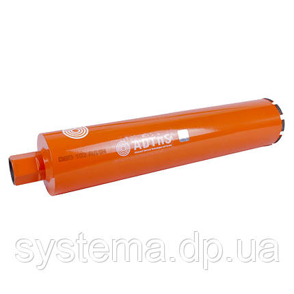 Алмазне свердло ADTnS САМС-B 102x450-9x1 1/4 UNC DBD 102 RS5H, фото 1