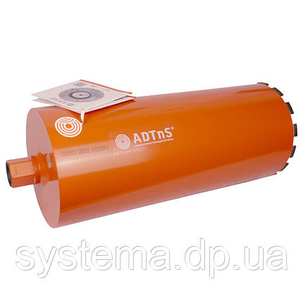 Алмазне свердло ADTnS САМС-B 200x450-14x1 1/4 UNC DBD 202 RS5H, фото 1