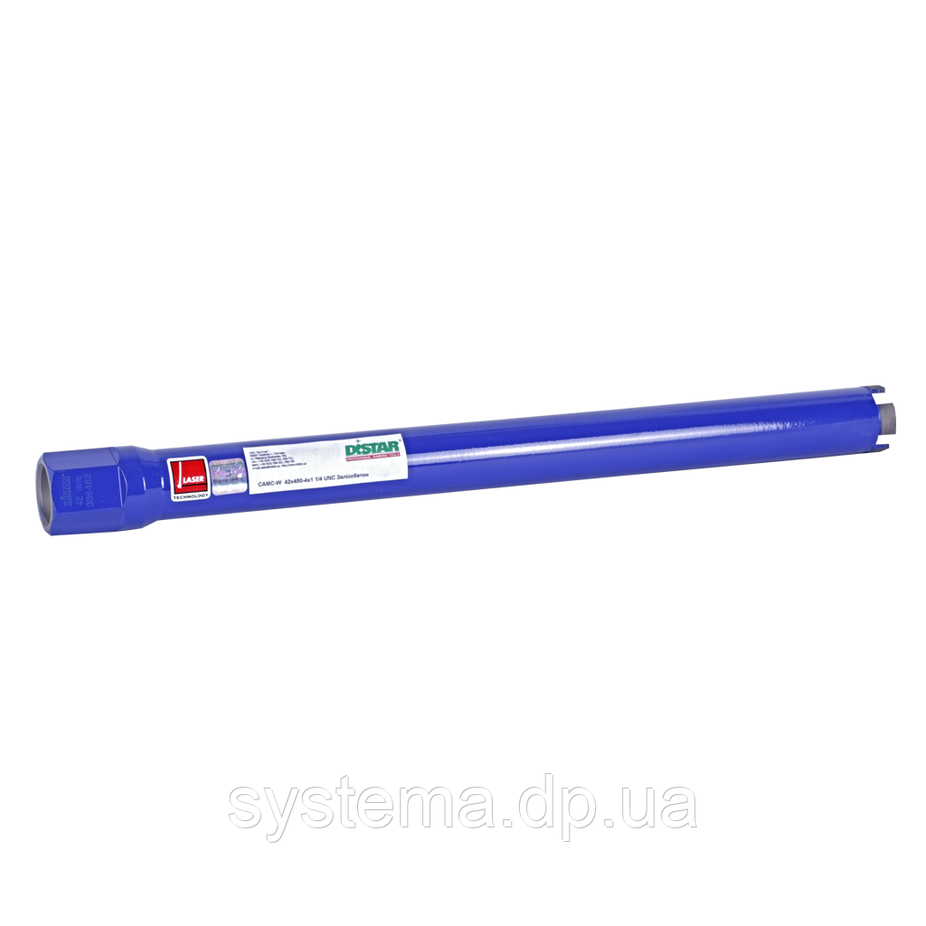 Алмазне свердло Distar САМС-W 42x450-4x1 1/4 UNC Залізобетон