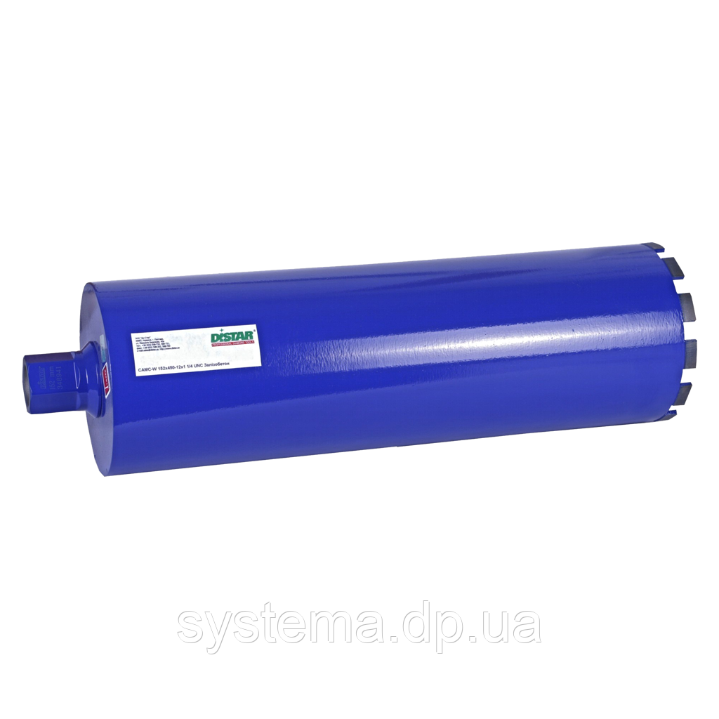 Алмазне свердло Distar САМС-W 152x450-12x1 1/4 UNC Залізобетон